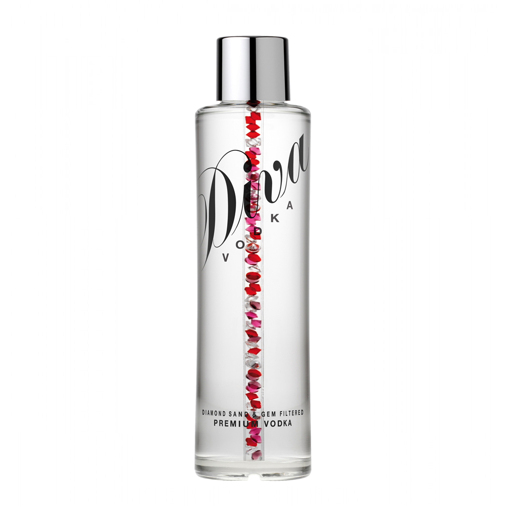 Diva Diamond Sand And Gem Filtered Premium Vodka