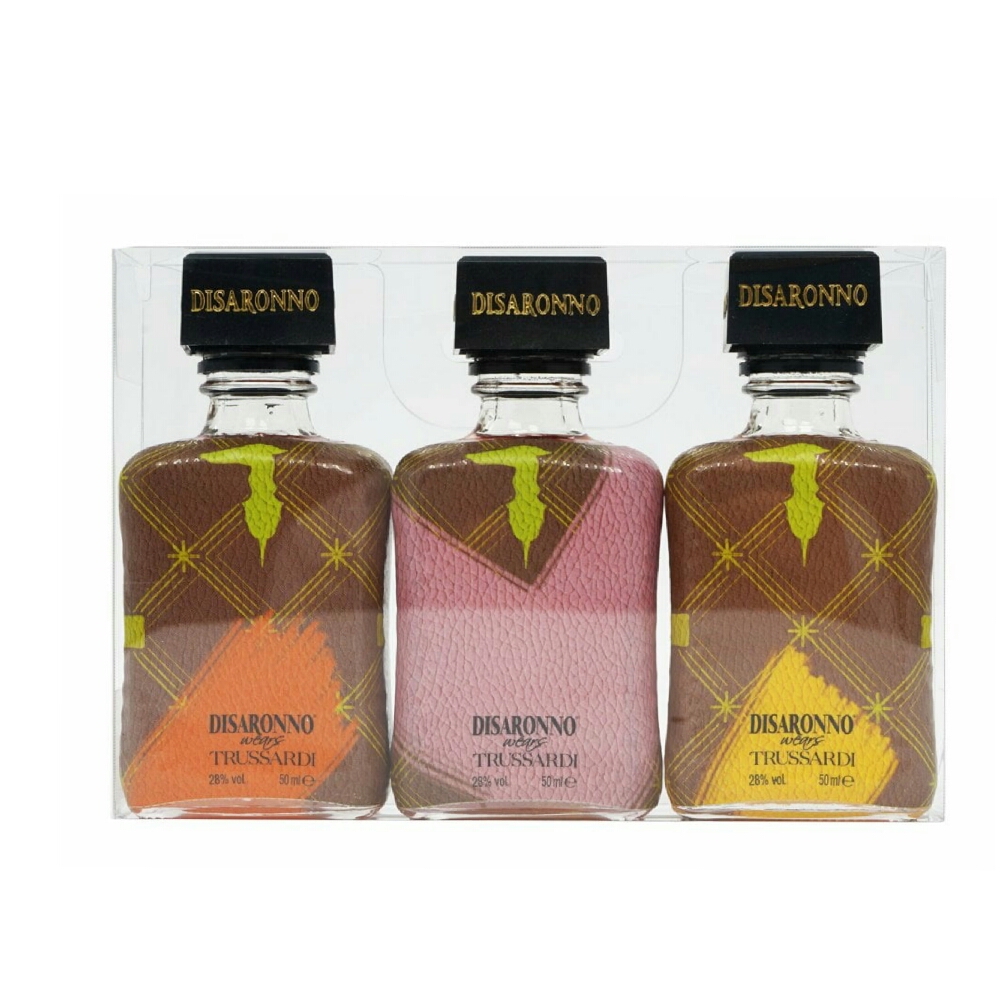 Disaronno wears Trussardi Miniature Gift Set