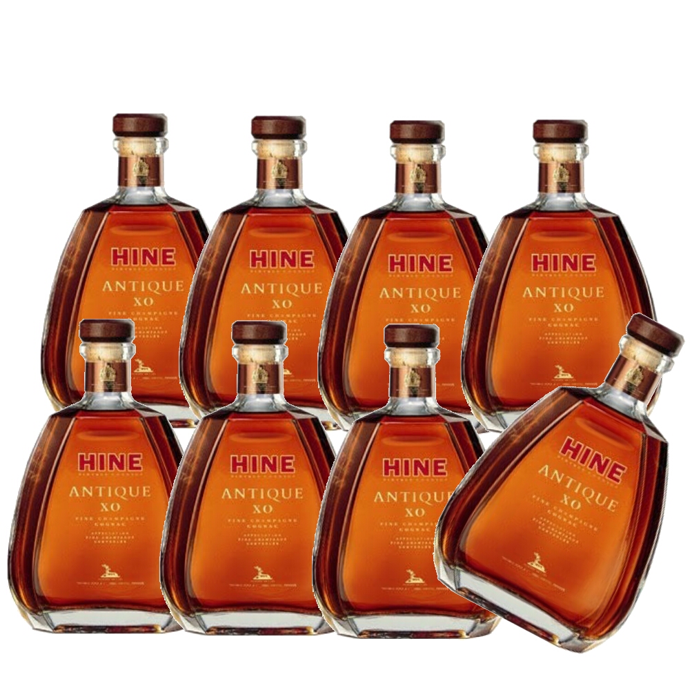 Hine Antique XO Premier Cru Cognac Vintage  7+1 Bundle