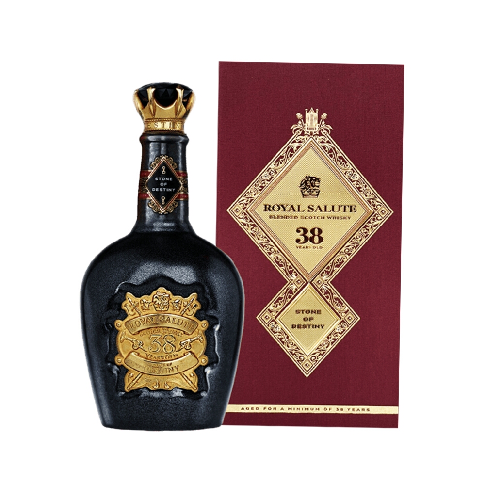 Royal Salute 38YO  Stone Of Destiny  50cl Gift Box