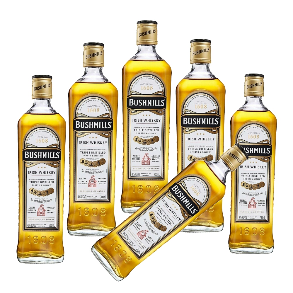 Bushmills Original Irish Whiskey  5+1 Bundle
