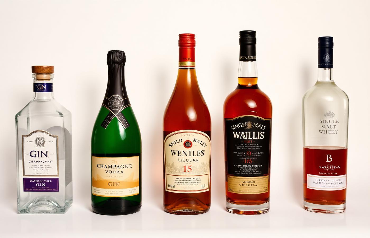 Premium imported bottles